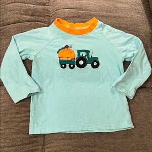 Boutique size Small, Tractor and Pumpkin L/S Shirt